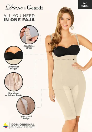 Vista 5 de DIANE & GEORDI 2393 Post Surgery Compression Garment Fajas Colombianas Reductora