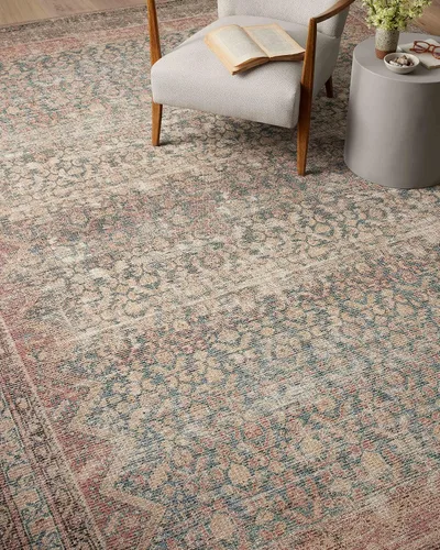 Vista 32 de Loloi Angela Rose Aubrey Collection AUB-02 - Alfombra decorativa de 2 pies 3 pulgadas x 3 pies 9 pulgadas, altura de pelo 0,19 pulgadas, diseño