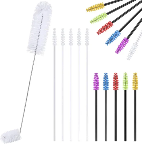 Vista 8 de Cepillo de limpieza para comederos de colibríes, 19 piezas, 3 Negro