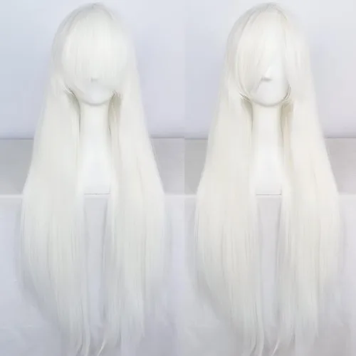 Vista 89 de anogol Vocaloid 32" 80 cm de largo recto de Cosplay peluca Pelucas Para Fiestas Halloween, Anaranjado