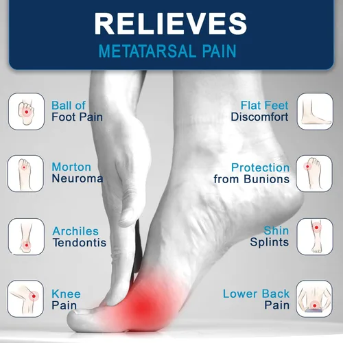 Vista 3 de Footlogics Plantillas ortopédicas de longitud completa con elevación integrada para dolor de talón, espolones de talón, tendinitis de Aquiles, dolor