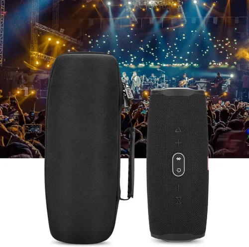 Vista 3 de ProCase Funda de transporte para JBL Charge 5 / Charge 4, funda protectora rígida de viaje para JBL Charge 5 Charge 4, altavoz inalámbrico portátil