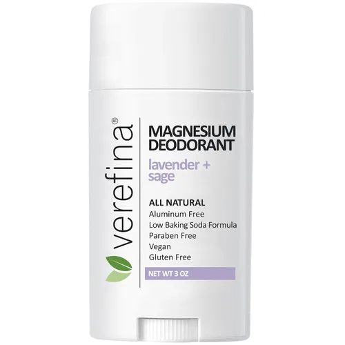 Vista 10 de Verefina Desodorante sin aluminio para hombres y mujeres, totalmente natural, hipoalergénico, sin parabenos, no tóxico, libre de crueldad, vegano