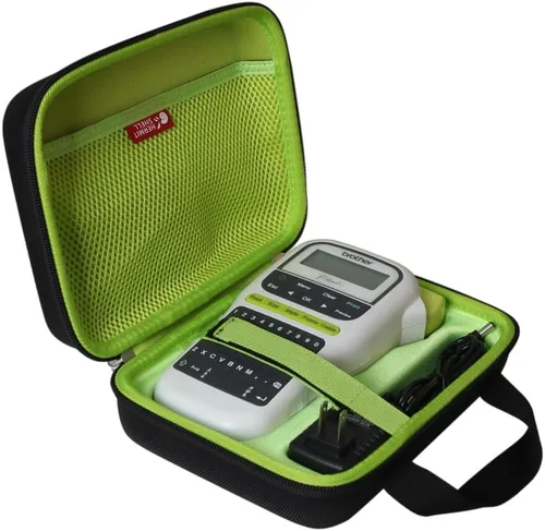 Vista 7 de Hermitshell Estuche de viaje duro de EVA para Brother P-Touch PTH110BP /PTH110/PTH111 etiquetadora portátil fácil (negro)