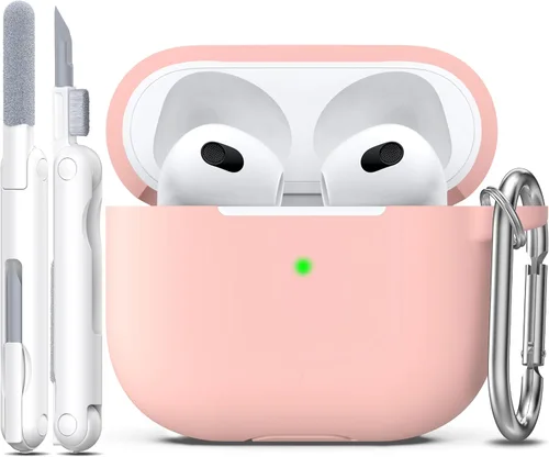 Vista 58 de R-fun for AirPods 2nd/1st Case Silicone Cover, Banana Violet Violeta plátano