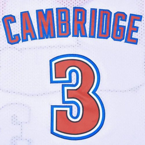 Vista 5 de Calvin Cambridge - Camiseta de baloncesto para hombre #3 LA Knights