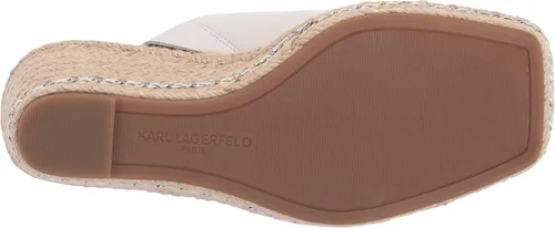 Vista 4 de Karl Lagerfeld Paris Women's Corissa Slip on Espadrille Wedge Sandal