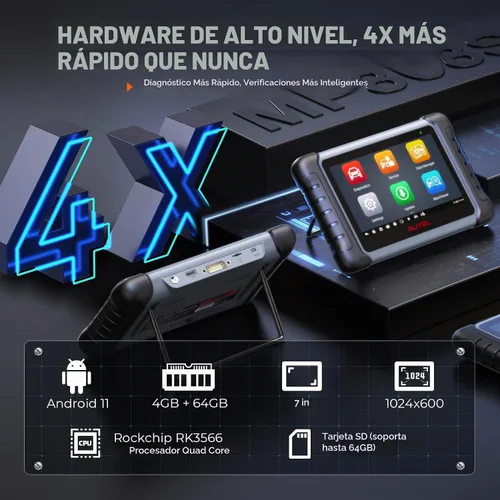 Vista 6 de Autel Escáner MaxiPRO MP808S, Herramienta de Escaneo Bidireccional 2026, Actualización de 2 Años, Codificación Avanzada de ECU como MP900BT / MS906
