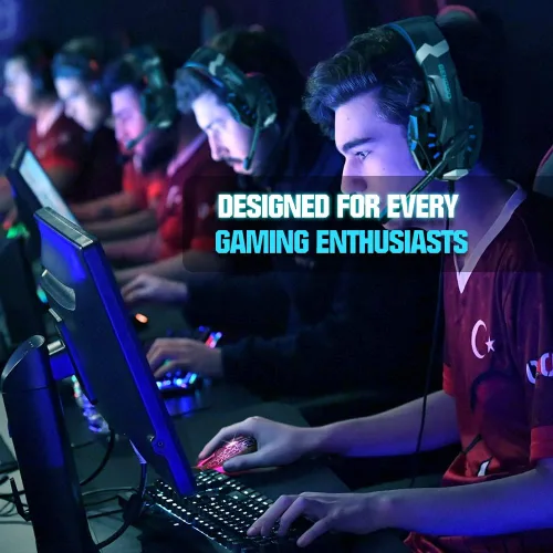 Vista 6 de BENGOO Ratón para juegos con cable, ergonómico para computadora portátil gamer, mouse óptico para computadora con retroiluminación RGB, 4 DPI