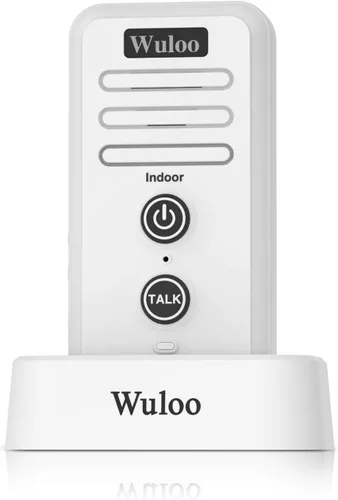 Vista 11 de Timbres de intercomunicador inalámbrico para aula en casa, timbre electrónico impermeable Wuloo con rango de 2640 pies, 3 niveles de volumen