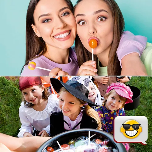 Vista 5 de Chupa Chups ' Melody Pops - Fresa 48 Pack/25.40 oz