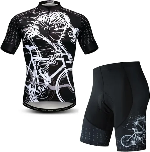 Vista 37 de Camisetas de ciclismo para hombre, camiseta de ciclismo de montaña, manga corta, transpirable, camisetas de ciclismo de secado rápido