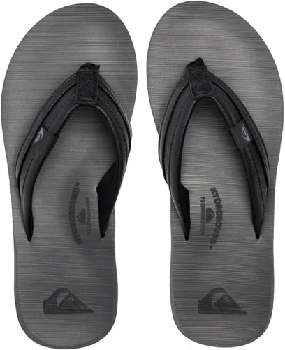 Vista 4 de Quiksilver Sandalia de tres puntos Carver Nubuck para hombre negro gris negro