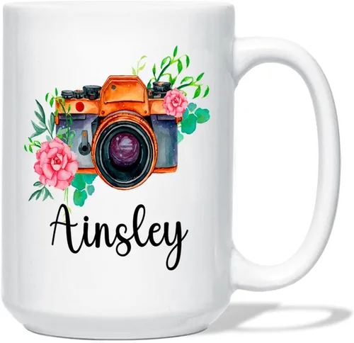 Vista 14 de Taza de café personalizada, taza de artista, regalo de artista para mujeres u hombres, regalos para artistas, taza para amantes del arte, taza
