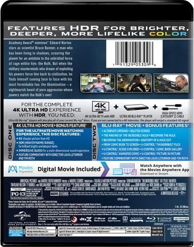 Vista 2 de The Incredible Hulk Blu-ray
