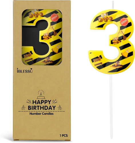Vista 21 de Velas de cumpleaños de autos de carreras número 1, velas de cumpleaños a cuadros negros y blancos de 2.68 pulgadas, velas con números con temática