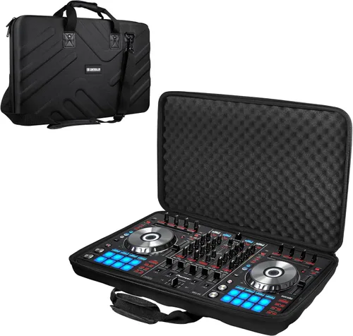Vista 8 de Funda para DJ - 22.8 x 14.6 x 3.5 pulgadas - Compatible con controlador de DJ Pioneer DDJ-SR/SR2/REV1/Denon MC4000/Numark NVII/Mixtrack
