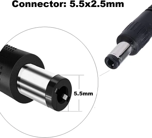 Vista 5 de Cargador eléctrico de scooter de 42V 2A para GOTRAX GXL V2, G4, G3, G2, XR Elite, XR Ultra, Apex, cable de alimentación del cargador deslizante