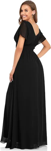 Vista 2 de Ever-Pretty Vestidos de noche formales elegantes con cuello en V para mujer 7851