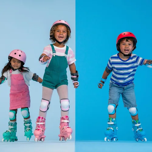 Vista 9 de Volution Learner Twista Patines – Patines ajustables 2 en 1 para niños a partir de 2 años – Convierte de patines de tres ruedas a patines en línea