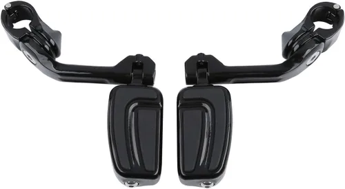 Vista 27 de XFMT - Estribos de color negro mate para motocicleta, 1.25 pulgadas, incluye kit de montaje