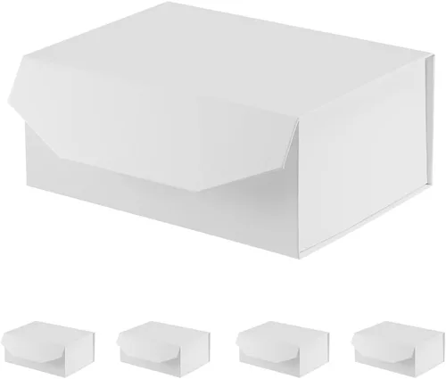 Vista 74 de 1 paquete de caja de regalo negra con tapas, pequeña de 12 x 8 x 2.7 pulgadas, cajas de regalo para ropa, cajas de regalo para camisas con cinta
