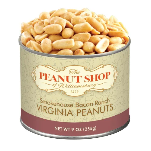 Vista 2 de The Peanut Shop of Williamsburg Cacahuetes Virginia sazonados, jalapeño Buttermilk Ranch, 10.5 onzas