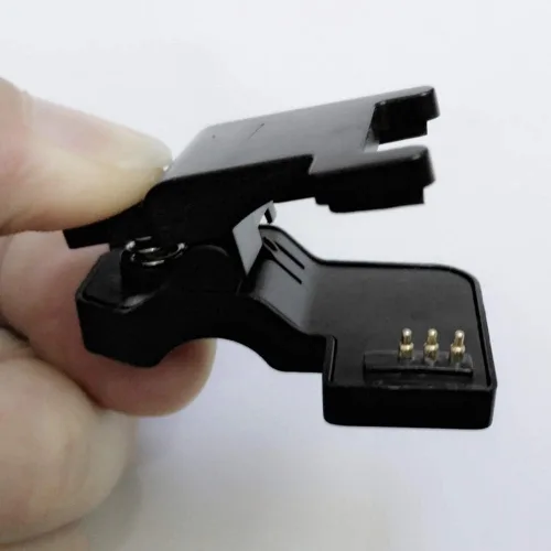 Vista 4 de TW64 TW68 Cargador de reloj inteligente Cable de carga USB universal 3 pin 0.236 in Clip Pulsera inteligente Cable cargador (3 pin 0.236 in)