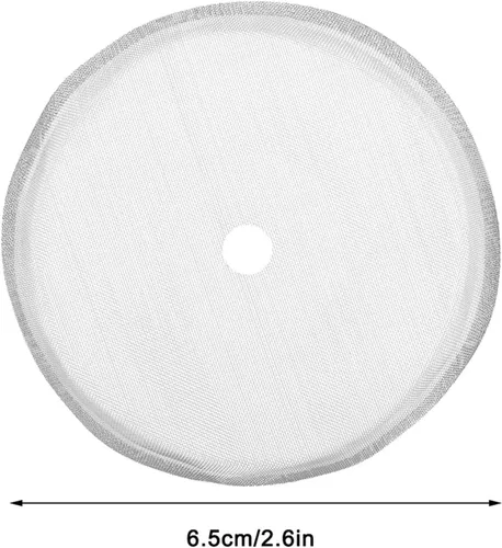 Vista 5 de Reemplazo de pantalla de filtro de acero inoxidable de malla 80 para cafetera de prensa francesa de 11.8 fl oz