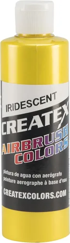 Vista 24 de Createx Pintura de colores para aerógrafo, 8 onzas, azul eléctrico iridiscente