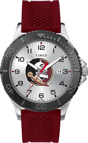 Vista 21 de Timex Tribute Men's Collegiate Gamer 42mm Watch – Georgia Bulldogs with Black Silicone Strap