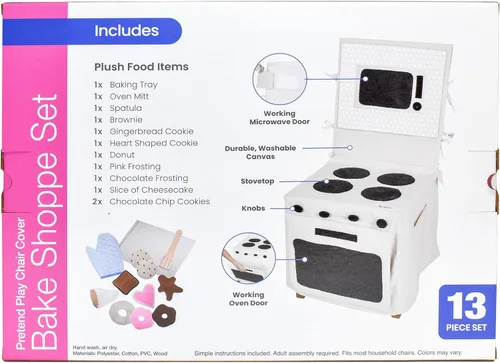 Vista 7 de Bake Shoppe - Juego de cocina de 15 piezas con productos horneados para niños