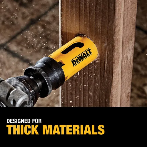 Vista 6 de Kit de sierras perforadoras bimetálicas DeWalt D180002 para electricistas.