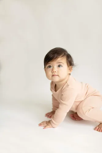 Vista 6 de NEUTBABY Mamelucos de una pieza de manga larga de algodón para niños y niñas