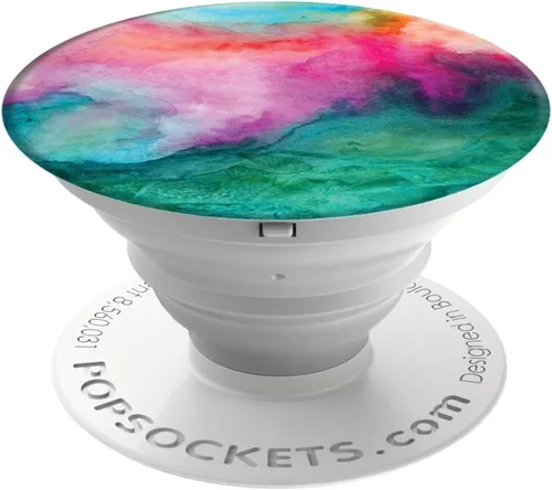 Vista 9 de PopSockets: Agarre plegable y soporte para teléfonos y tabletas - Ombre Omber