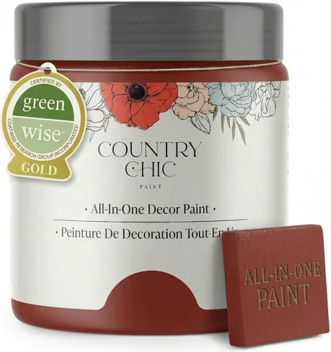 Vista 82 de Country Chic - Pintura a la tiza todo en uno para muebles y armarios, ecológica, acabado mate, con primer y sellador, para madera y metal, Alchemist