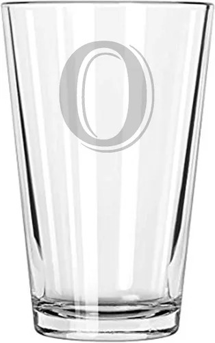 Vista 14 de Vaso de cerveza 16 oz pinta Monograma (B)