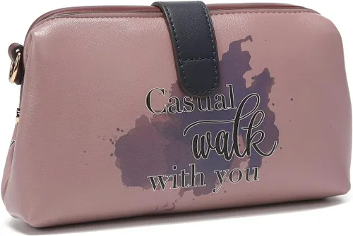 Vista 3 de Nicole Lee Cartera plegable con solapa y correa de muñeca desmontable, cartera de mano de noche, múltiples tarjeteros y ventanas de identificación