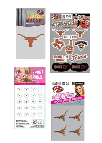 Vista 25 de Fan-A-Peel Tatuajes temporales sin agua del estado de Louisiana, hipoalergénicos, para despegar y pegar, tatuajes temporales impermeables