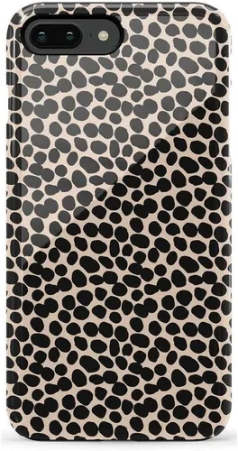 Vista 17 de Casely Funda para iPhone 6/7/8 Plus Todo envuelto Lazos vintage Diseño protector delgado esencial de doble capa