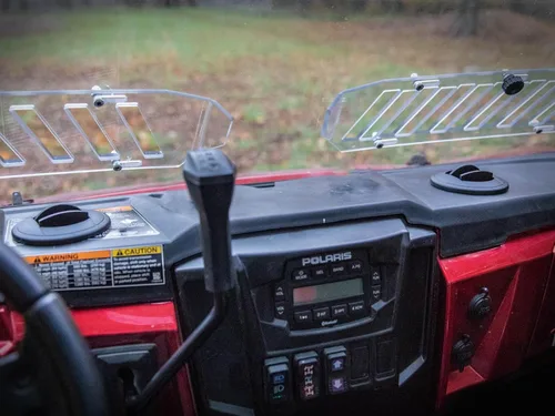 Vista 4 de SuperATV Calentador de cabina compatible con modelos Polaris Ranger Calentador Polaris incluye mangueras de descongelación y rejillas