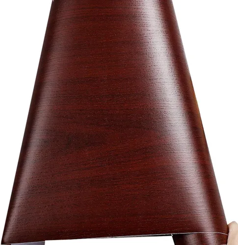 Vista 4 de Papel de contacto de madera, película de vinilo autoadhesiva para armarios de cocina, estantes, cajones, armarios, encimeras, mesas, muebles