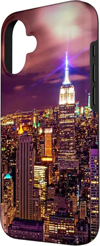 Vista 2 de Funda para iPhone 16 New York City Skyline NYC