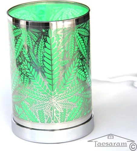 Vista 9 de Marihuana Electric Tarta Quemador de Fragancia Lámpara de Aceite o Cera Fundida Calentador Aroma Terapia Lámpara Lámpara de Marihuana (Metal 3)