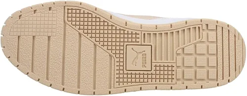 Vista 5 de PUMA Cali Dream - Tenis casuales con plataforma para mujer, color beige, blanco