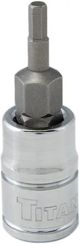 Vista 12 de Titan 15602 1/4-Inch Drive x 0.079 in Hex Bit Socket