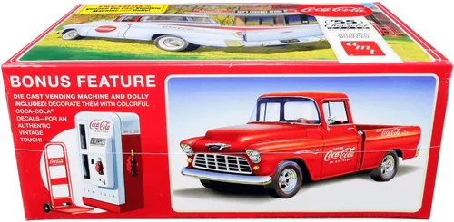 Vista 2 de AMT - 1955 Chevy Cameo Pickup (Coca-Cola) (AMT1094/12)