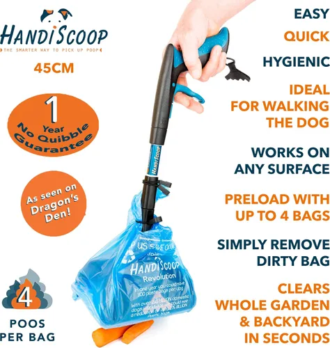 Vista 3 de Easy Walking Pooper Scooper, 15.7 in corto