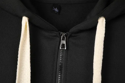 Vista 5 de GURUNVANI Chaqueta con capucha para hombre, con cremallera completa, para béisbol, ropa urbana