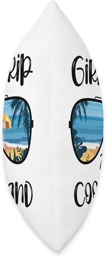 Vista 2 de Girls Trip Upload finished 2022 Sunglasses Beach spring Throw Pillow